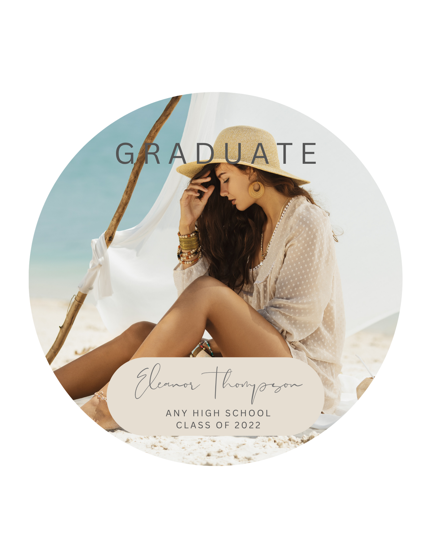 Simple Graduation Custom Button