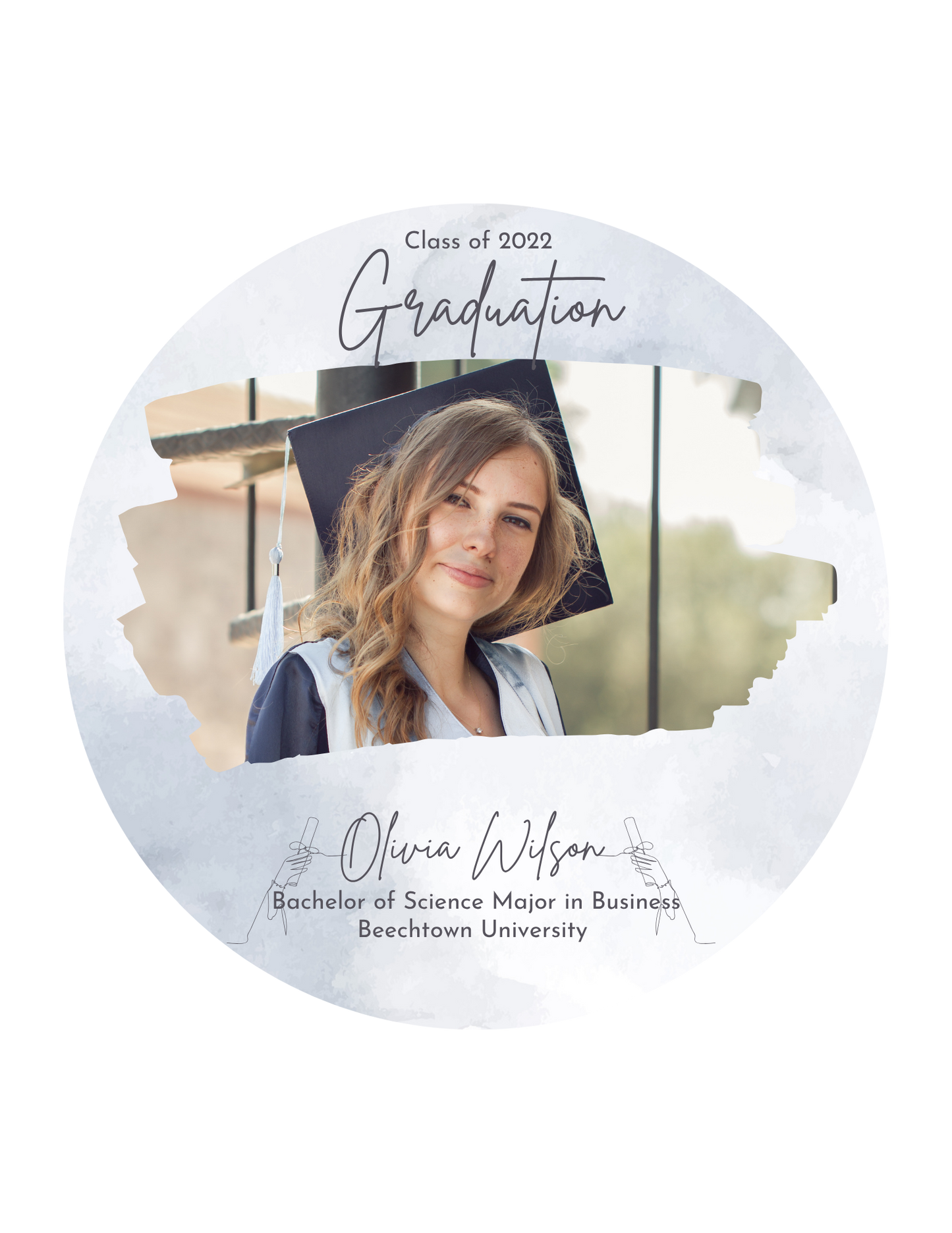 Graduation Custom Button