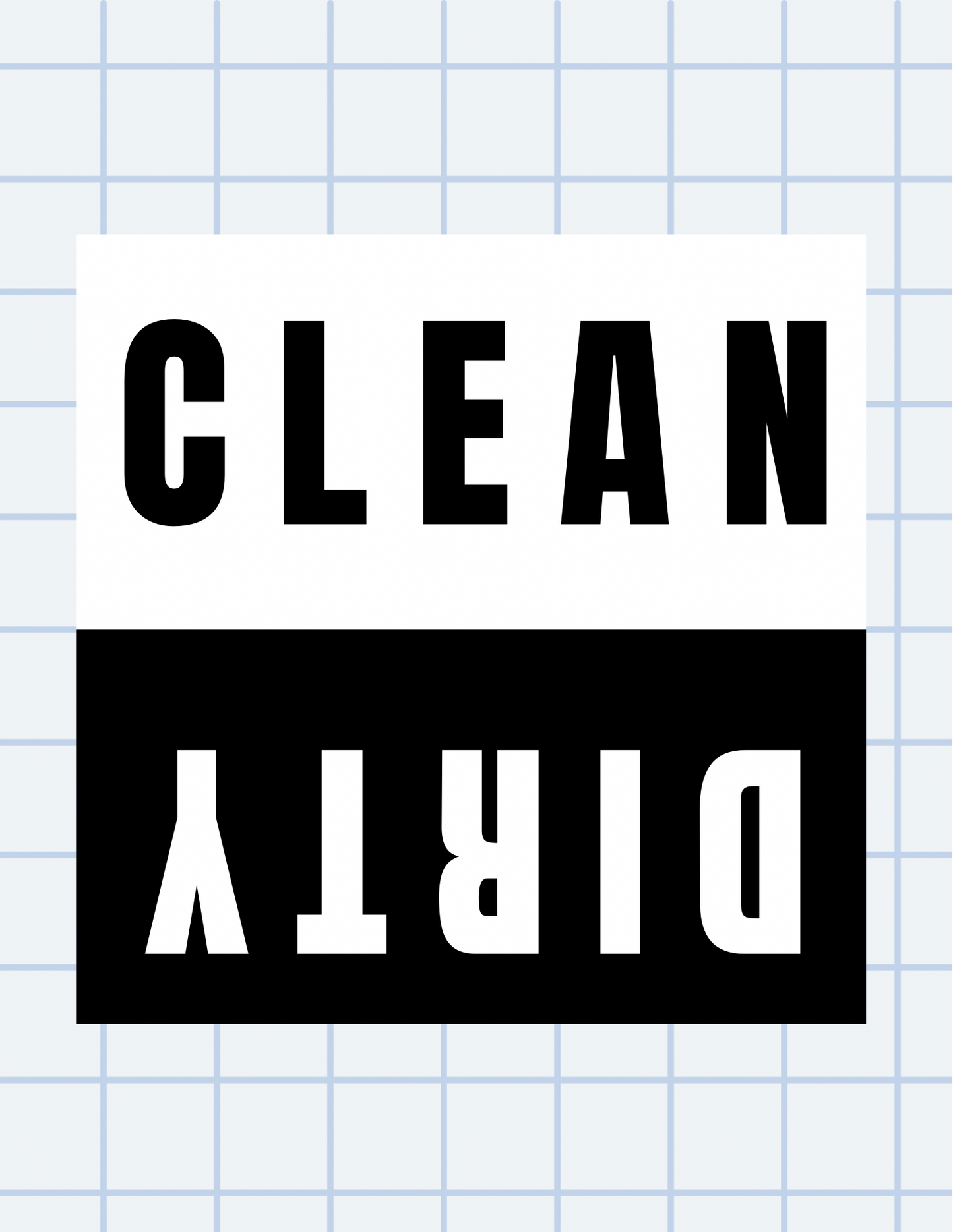 Clean/Dirty Dishwasher Indicator