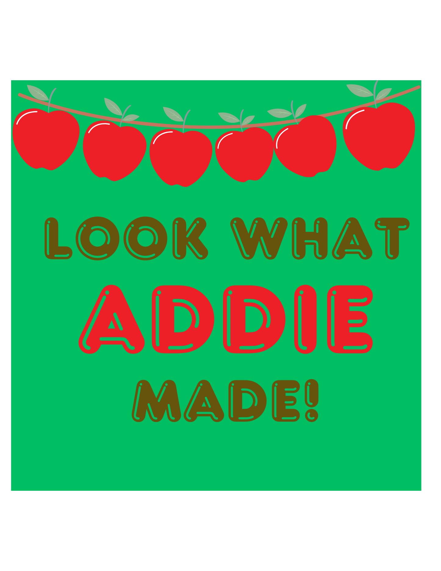 Apples “Look What [Name] Made”