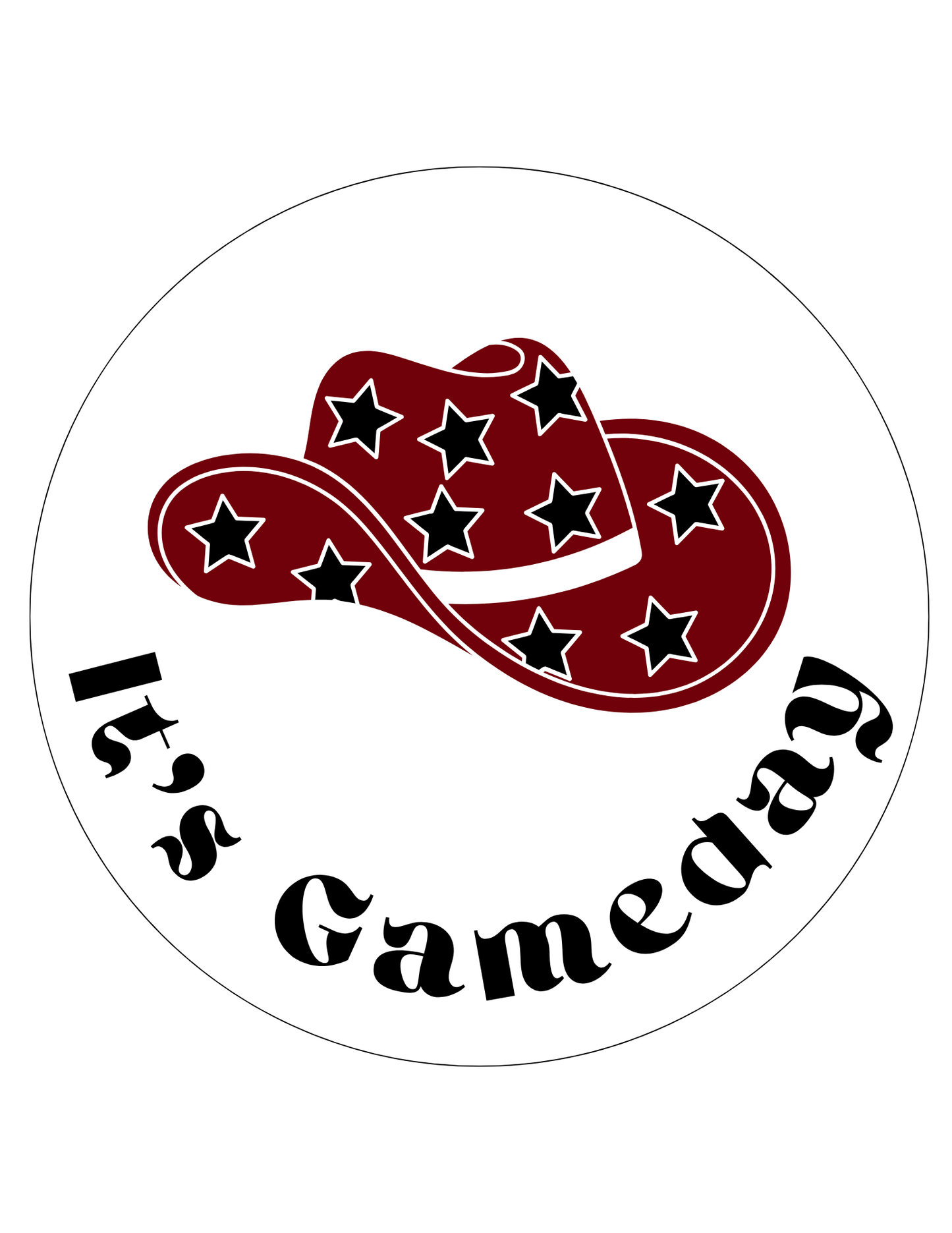 It’s Game Day Game Day Carolina Football 3.5 Button Pin