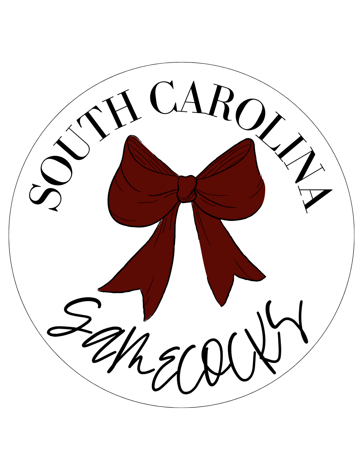 South Carolina Game Day Carolina Football 3.5 Button Pin