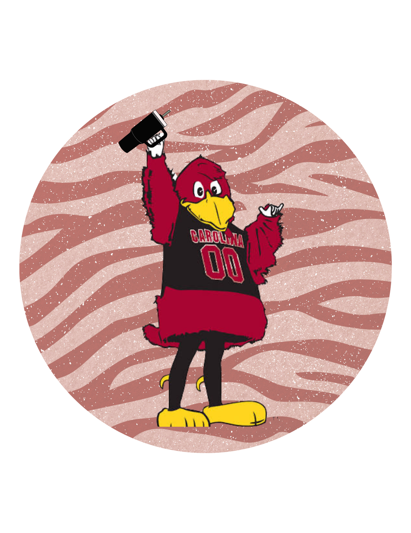 Cocky Game Day Carolina Football 3.5 Button Pin