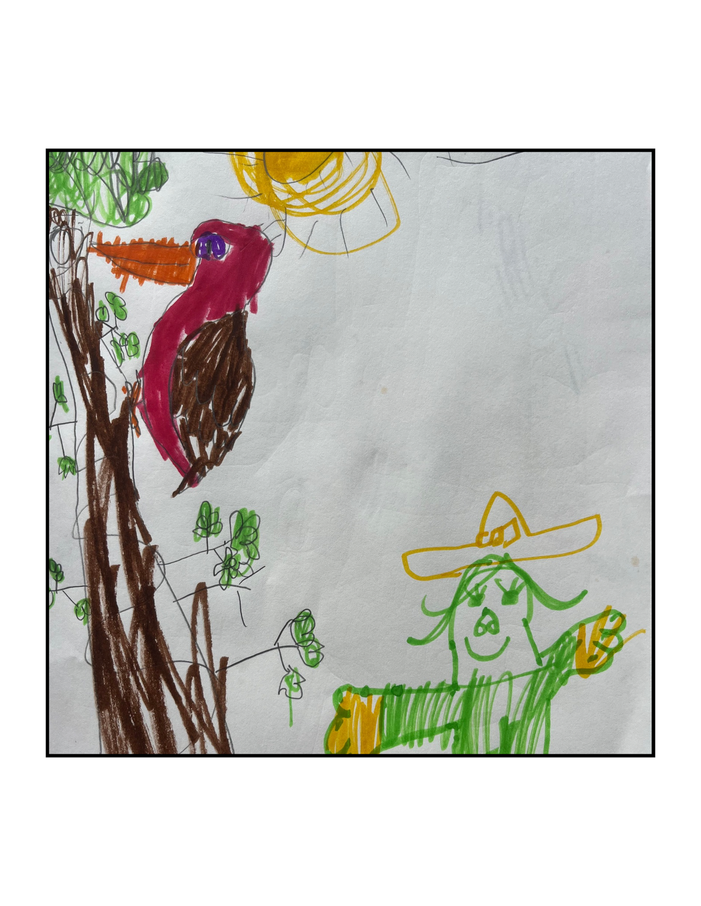 Turn Your Kid’s Artwork into a Fridge Magnet