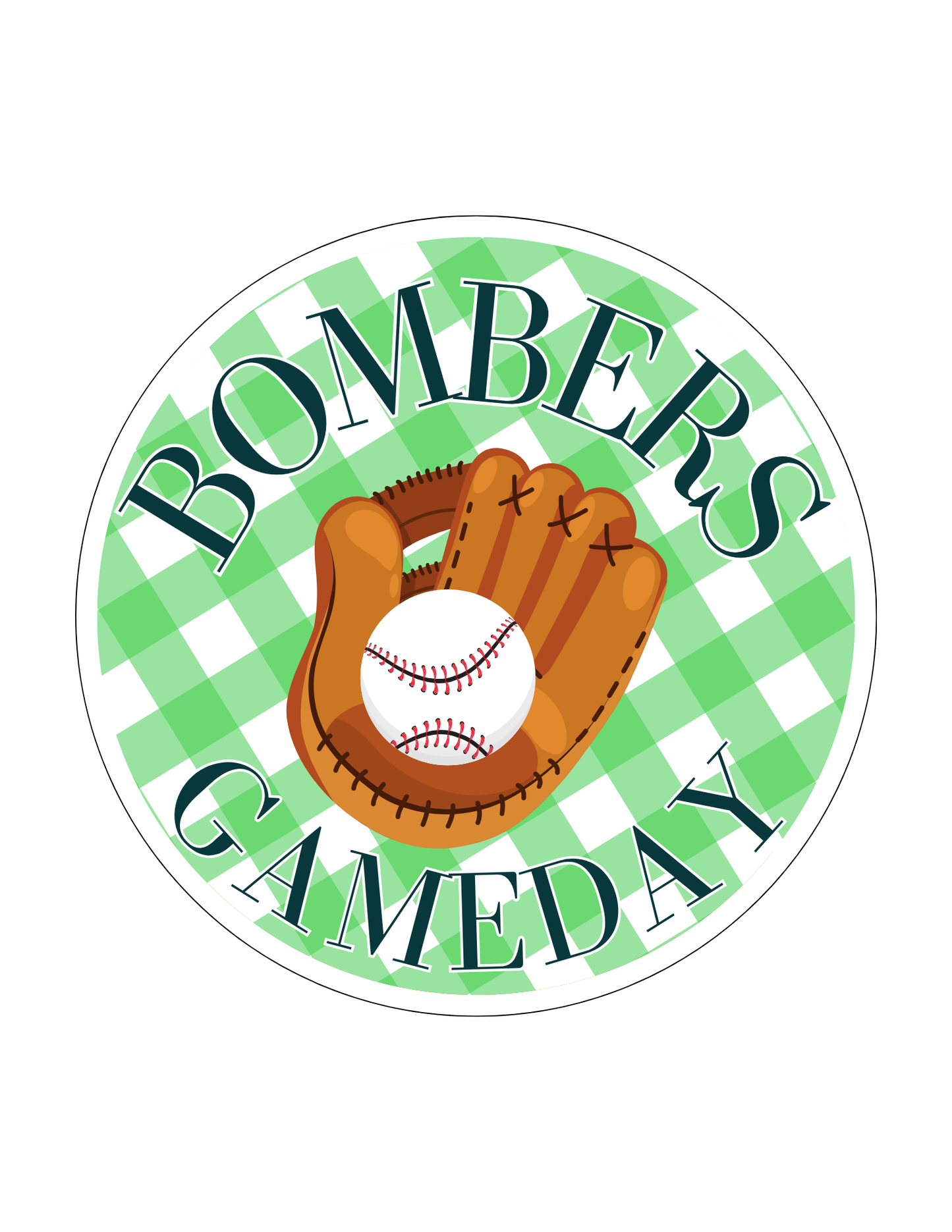 Bombers Game Day Gingham