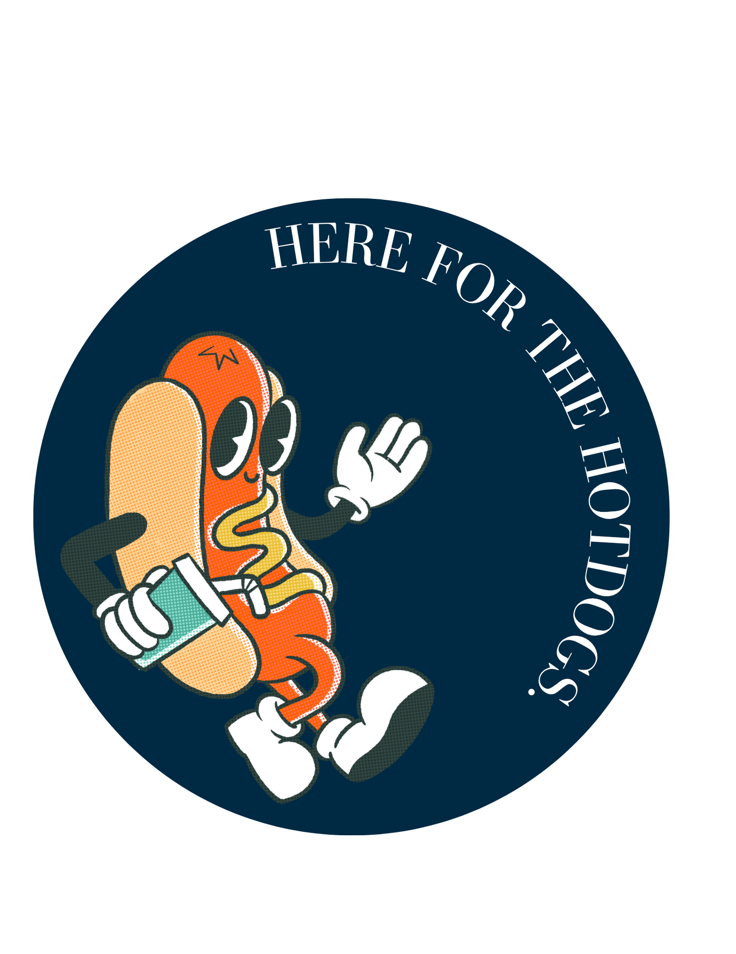 Here for the Hotdogs
